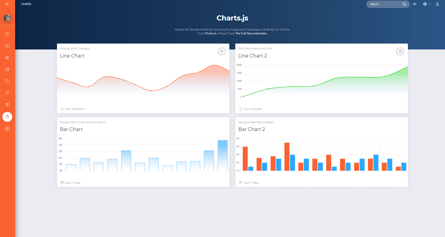 Flask Dashboard Now UI Pro - App Screen.