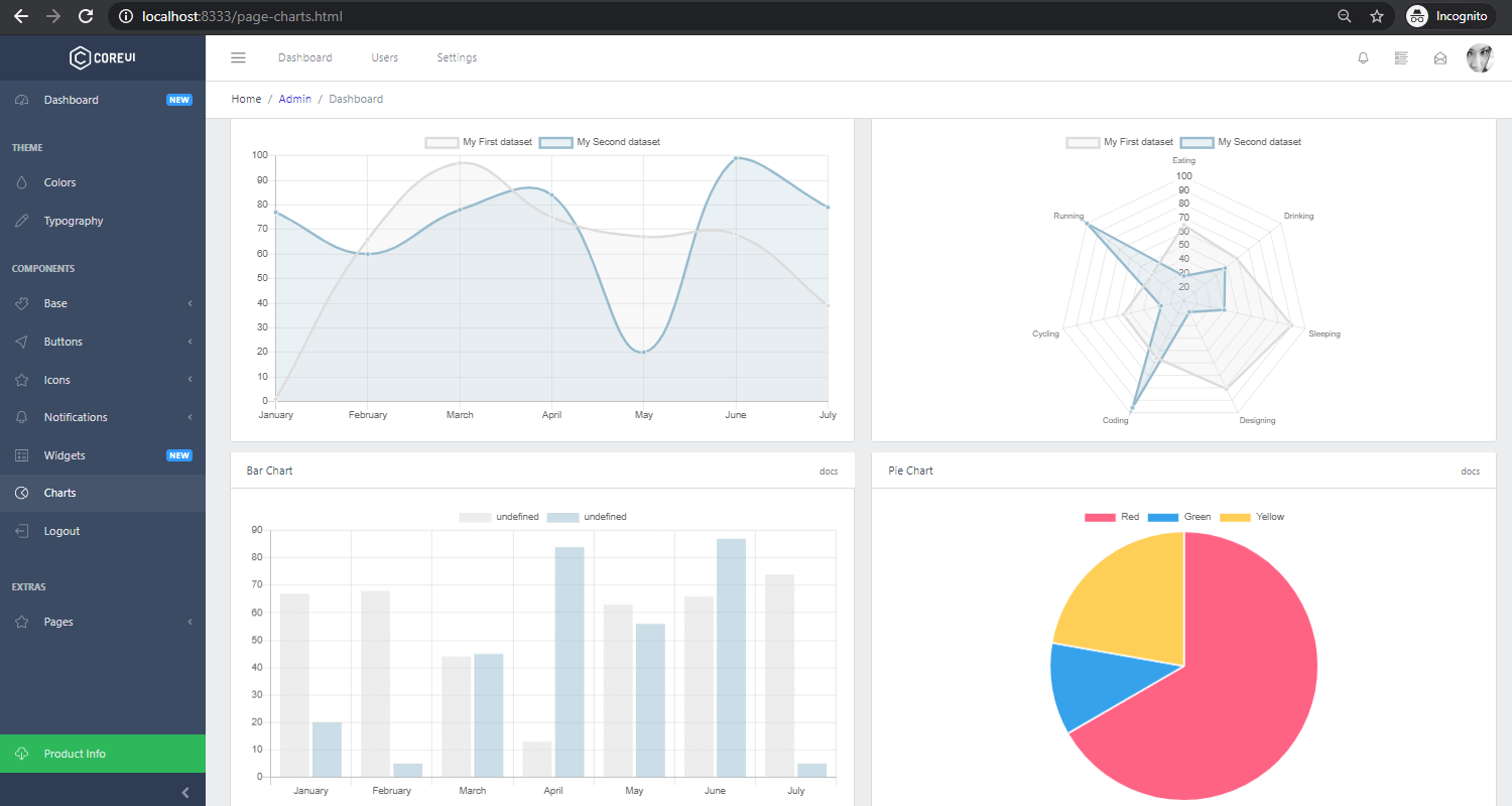 Material Admin Django CoreUI - Open-source Seed project crafted by AppSeed and CoreUI.