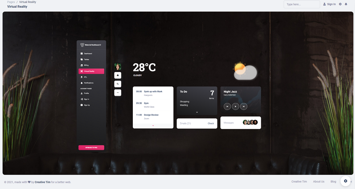 Bootstrap 5 Template - Material 2 Dashboard