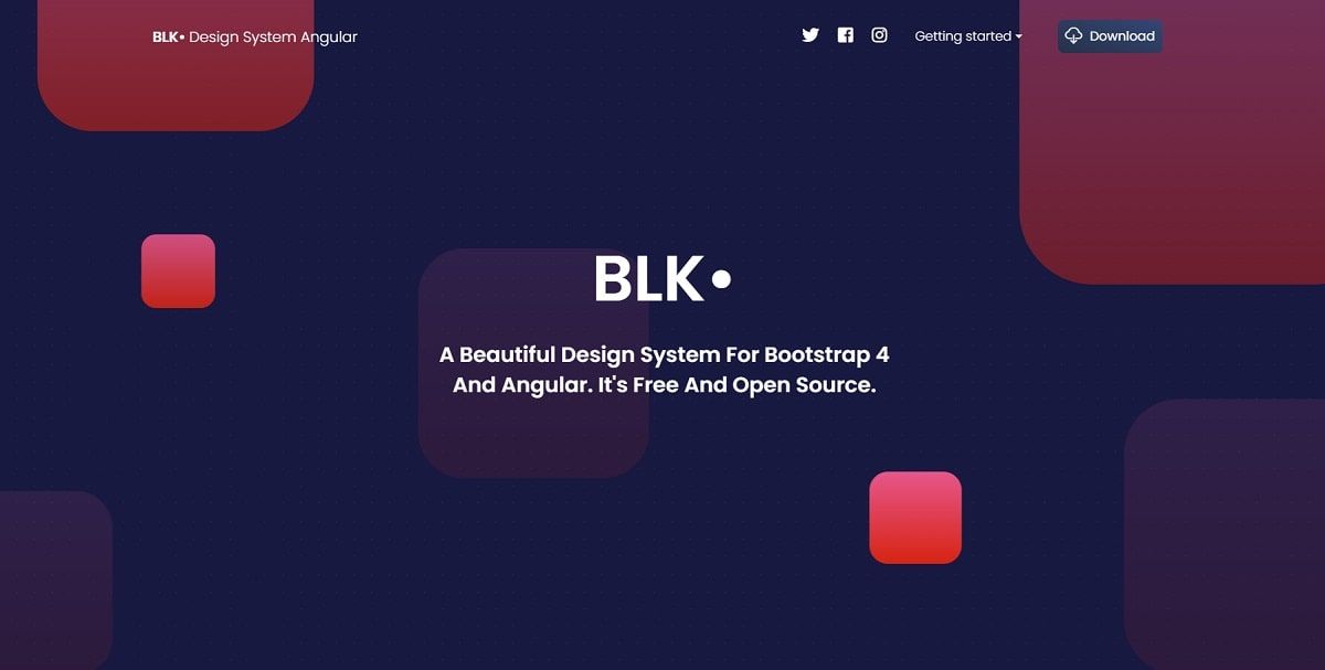 Angular BLK Design System (Open-Source) - Cover Image