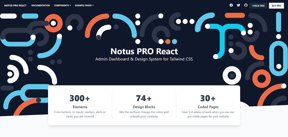 Premium React Template - Notus Template PRO