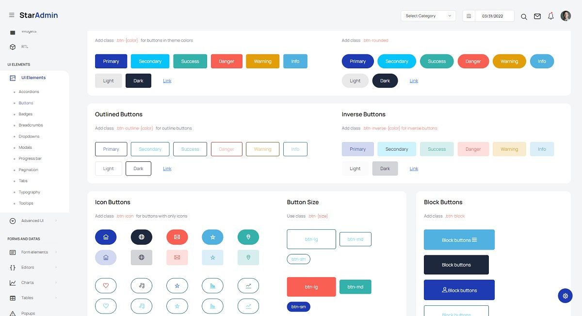 Star Admin PRO (Premium Template) - UI Components (Bootstrap 5)