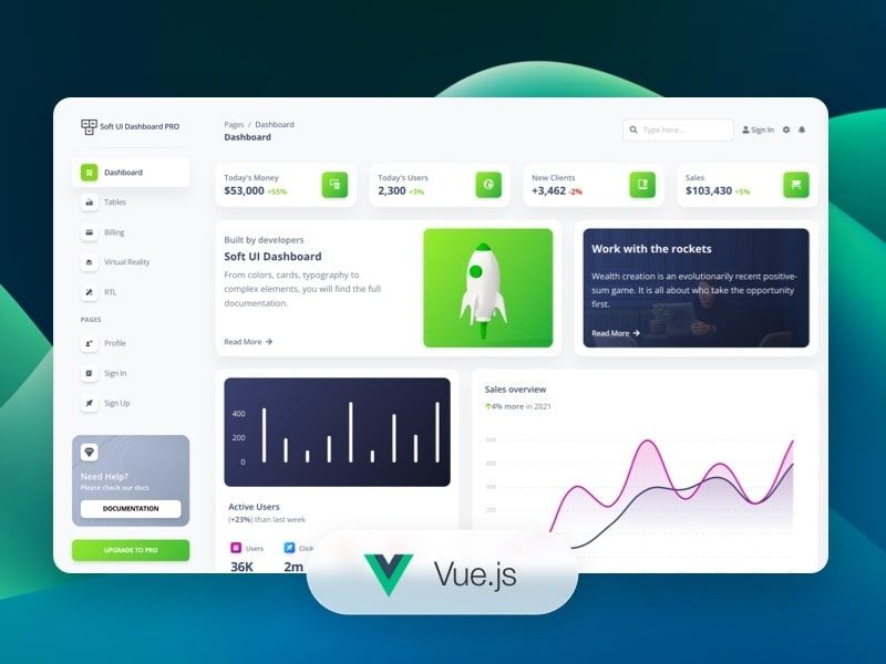 Vue Soft UI Dashboard (Open-Source) - Thumb Image