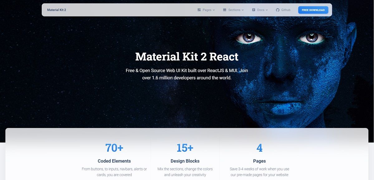 Material Kit 2 React (Open-Source) - Cover Image