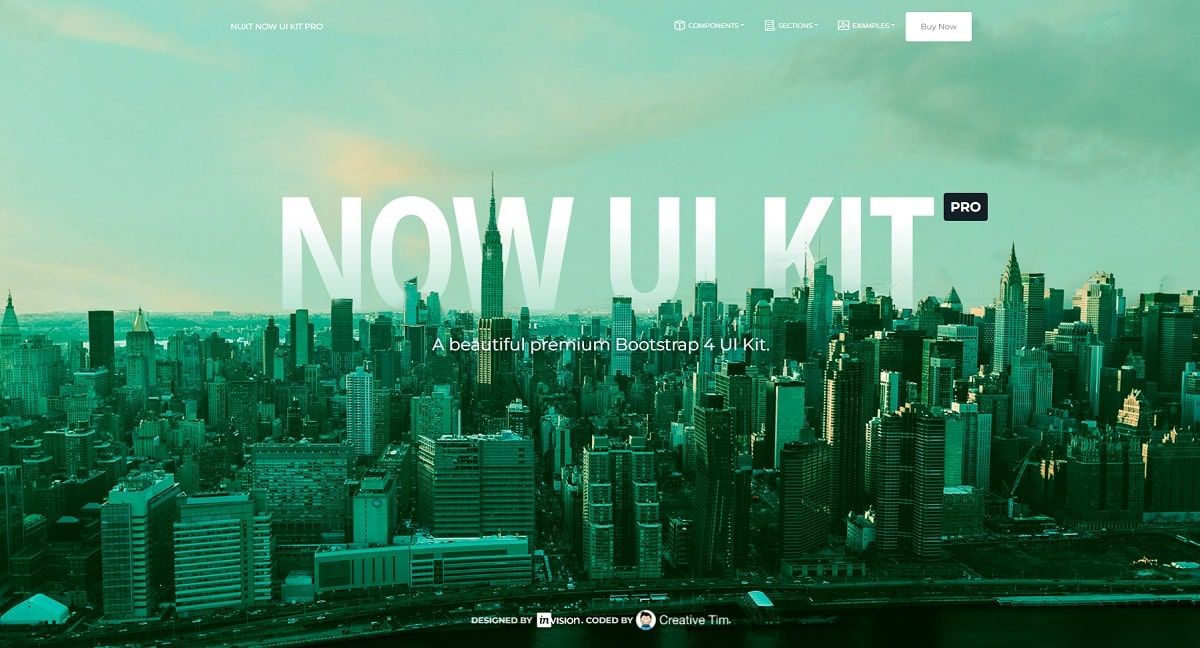 Premium NuxtJS Template - Now UI Kit PRO