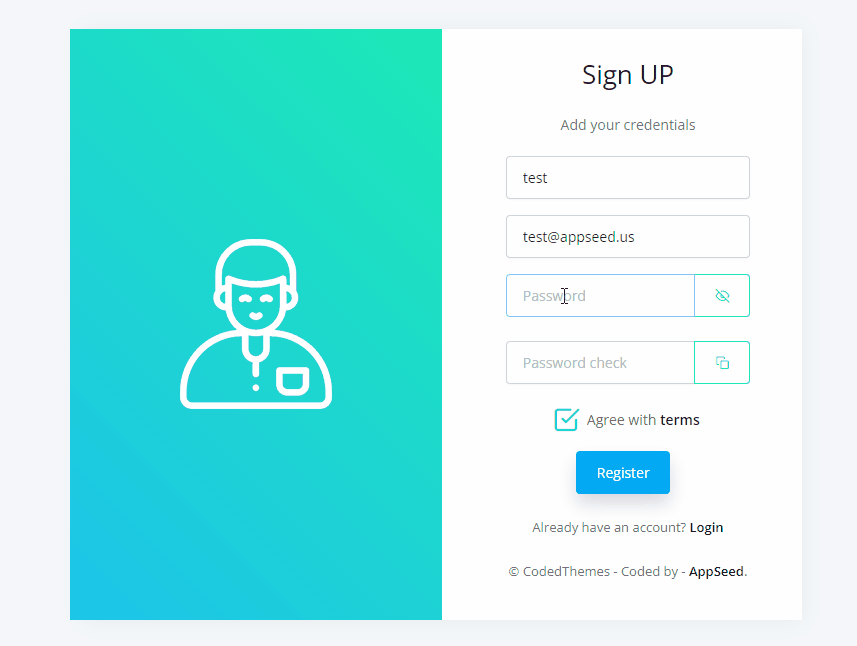 Flask Datta PRO - Password Checker