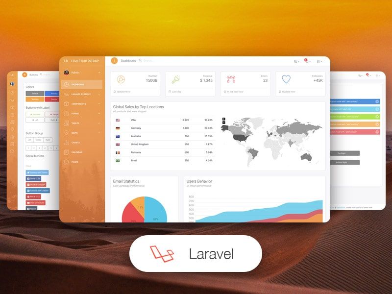 Light Bootstrap Dashboard Laravel - Premium Version
