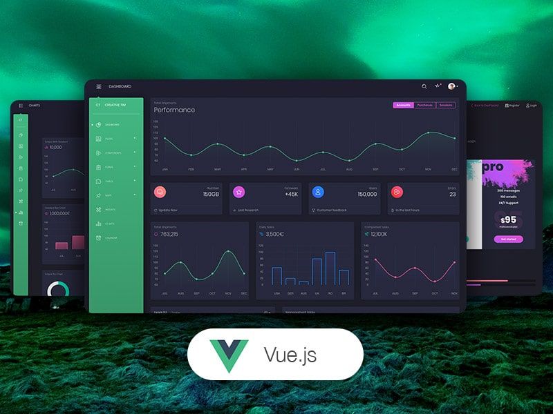 Vue Black Dashboard - PRO Version