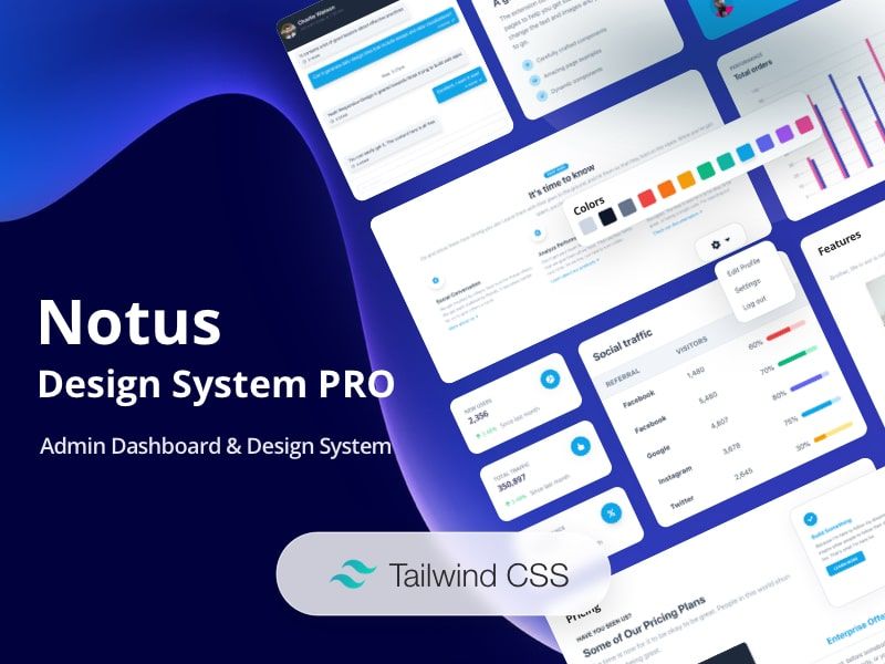 Notus Design System - Premium Tailwind Starter