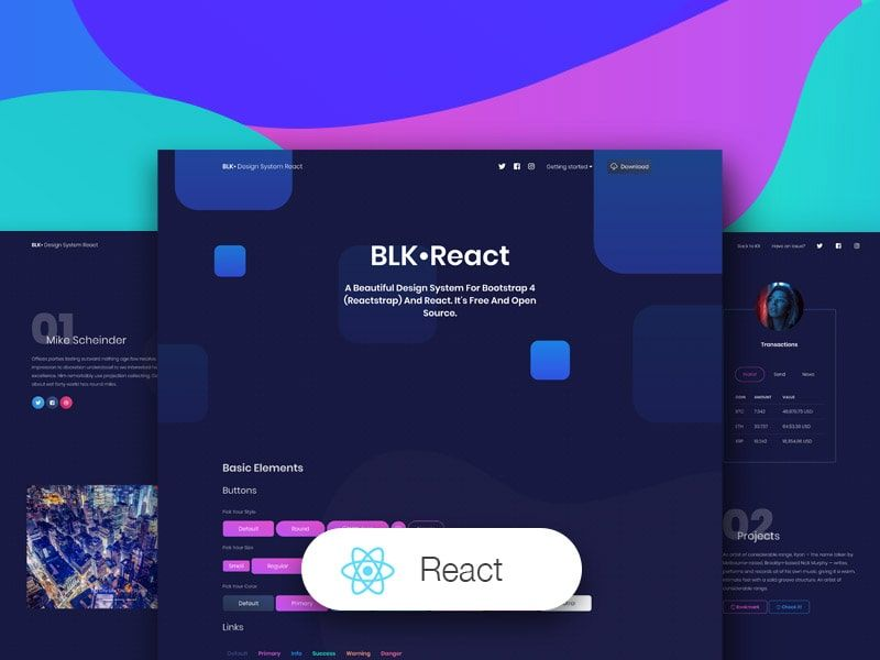 BLK Design - Open-Source React v18 Template