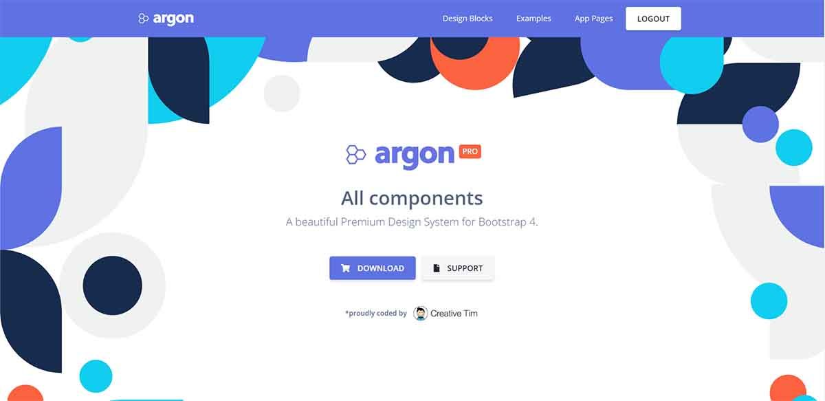 Argon Design PRO - Cover Image (premium Django starter)
