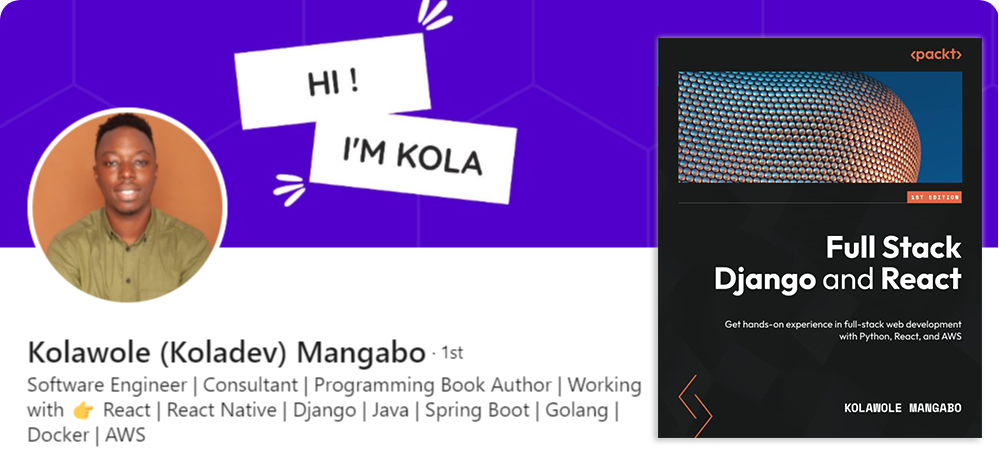 Kolawole Mangabo - Author of FS Django & React