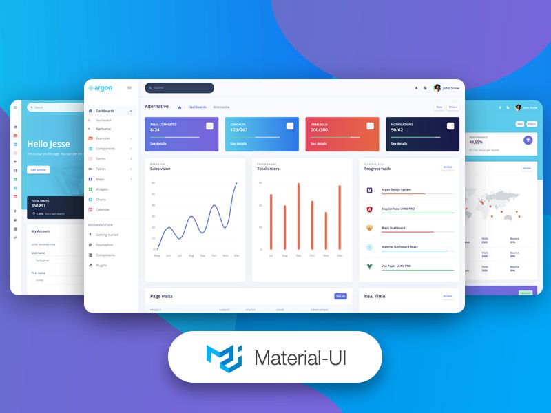 Argon Dashboard MUI PRO - Premium Dashboard Template