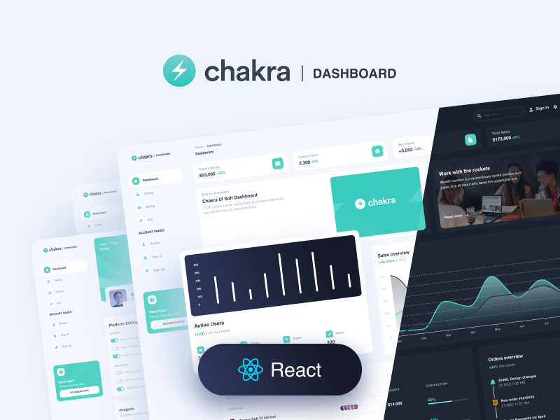 Chakra UI Components for React Admin Dashboard