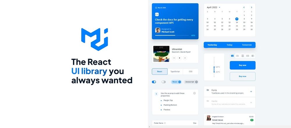 React MUI Templates - Open-Source and FREE