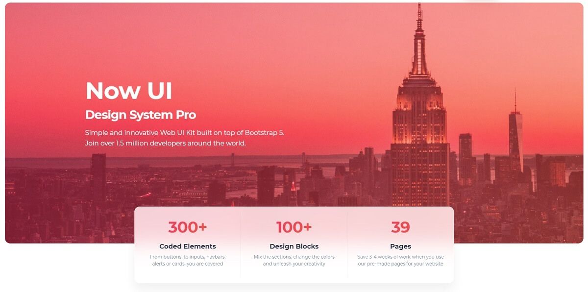 Now UI Design System PRO - Premium Bootstrap 5 design