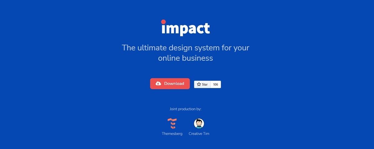 Impact Design System - Open-source Design System for Bootstrap 4