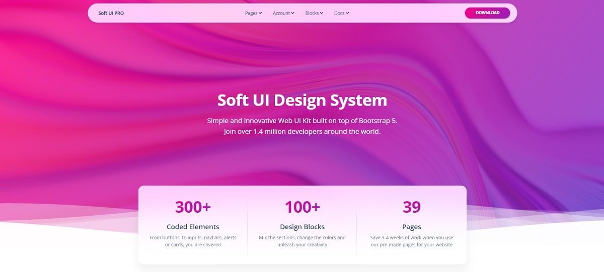 Soft UI Design - Innovative System crafted by Creative-Tim.