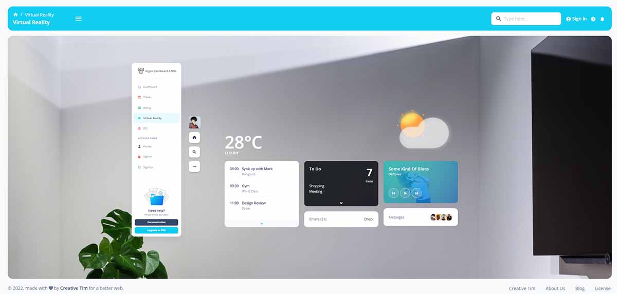 Argon Dashboard 2 MUI - Open-Source React Dashboard