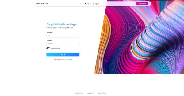 Soft UI Dashboard - Open-Source Django Starter