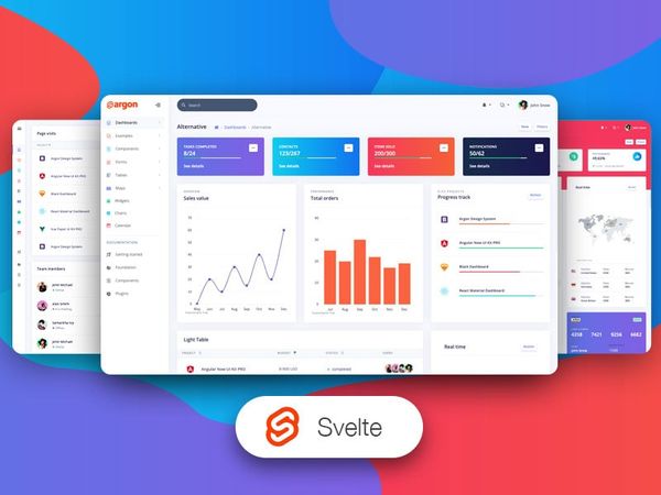 Argon PRO Svelte - Premium Dashboard Template from Creative-Tim