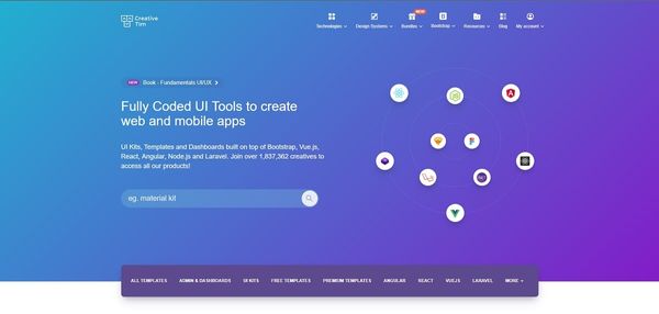 Creative-Tim - Latest Updates Products (all Free)