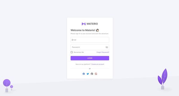 Materio - Open-Source MUI/React Teamplate