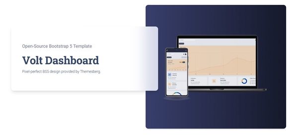 Volt Dashboard Bootstrap 5 - Open-Source Starters provided by AppSeed