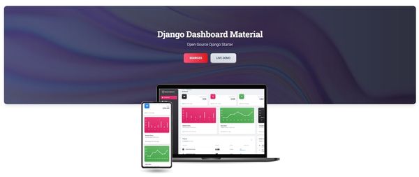 Django Dashboard Material - Open-Source Seed Project