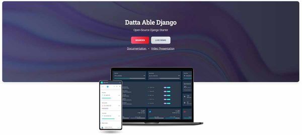 Django Datta Able - Open-source template with Dark Mode support