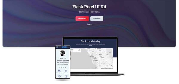 Pixel Flask Template - Open-Source Bootstrap 5 template