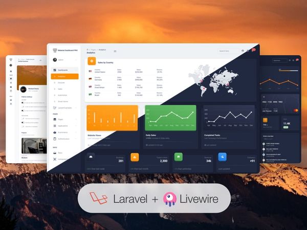 Material Dashboard 2 - Premium Laravel Starter