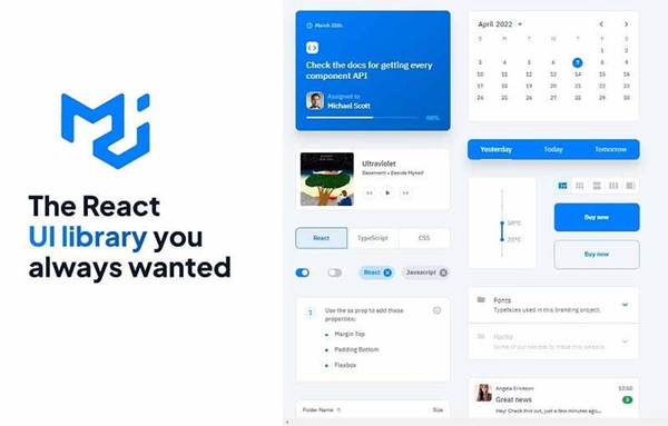 React MUI Templates - Open-Source and FREE