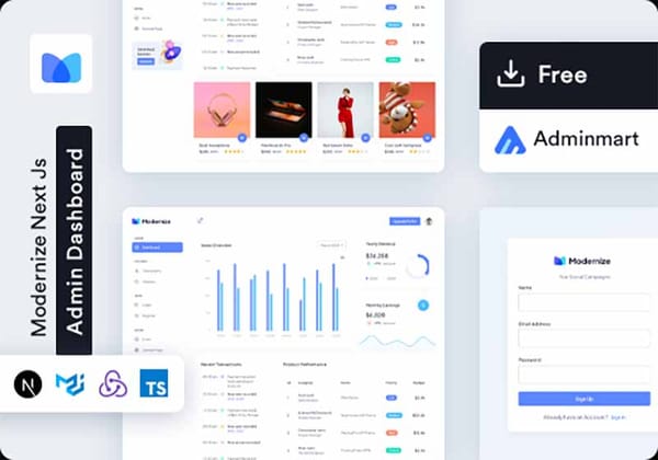 Modernize - Free NextJs Admin Template, crafted by AdminMart