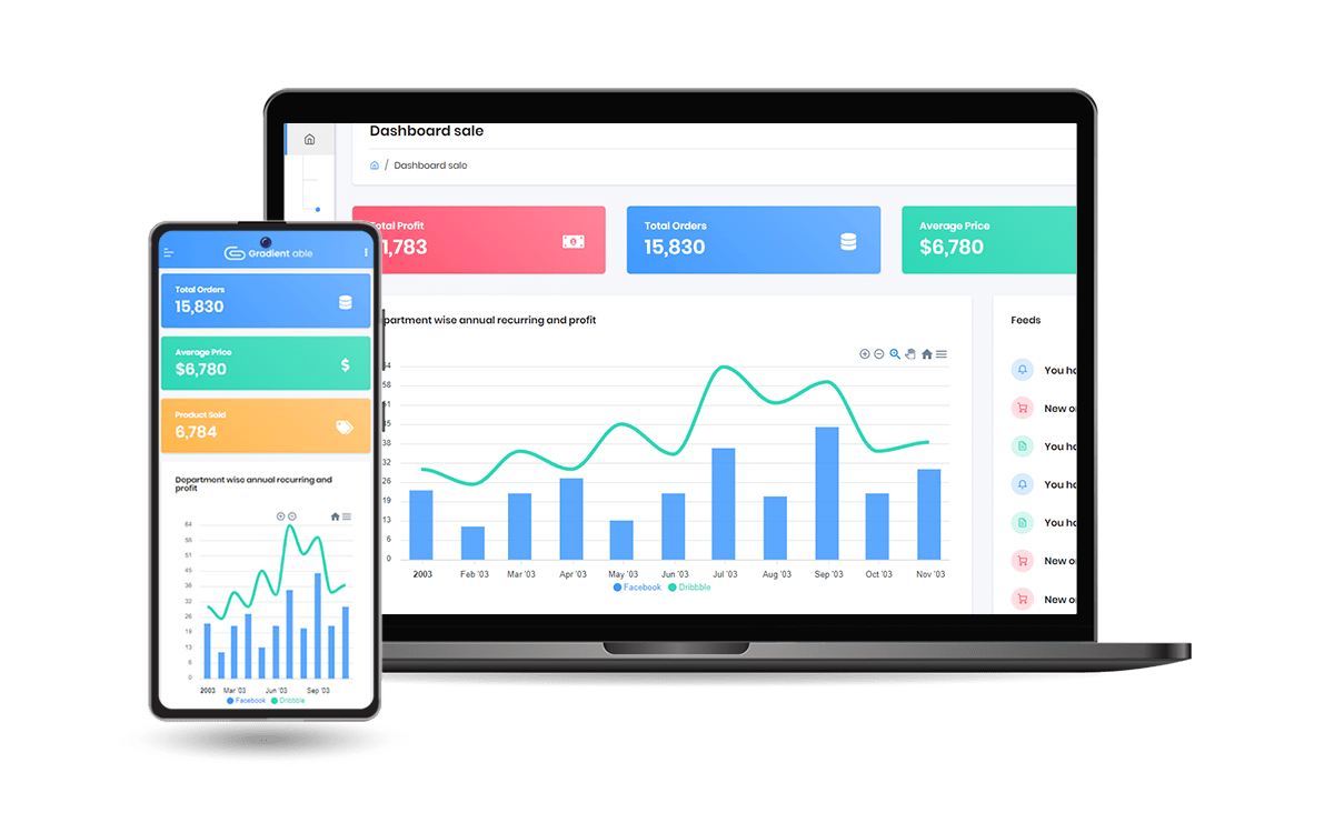 Django Gradient PRO - Updated with Celery, OAuth, DataTables, Charts, File Manager