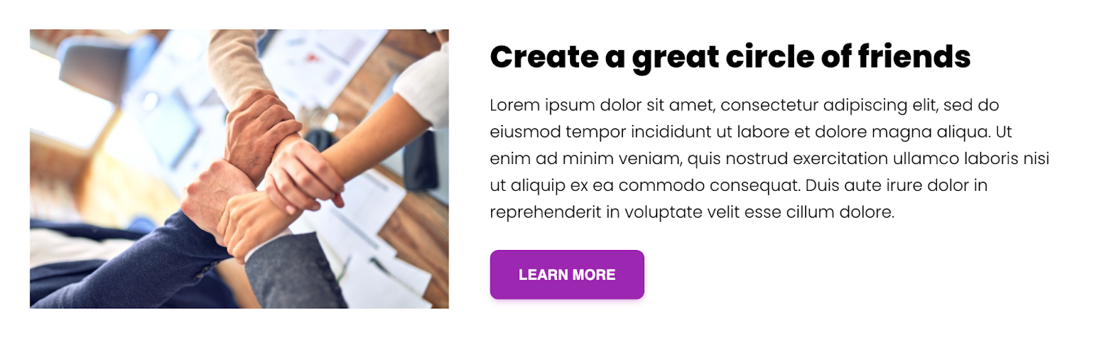 React Material Tailwind - Info Component